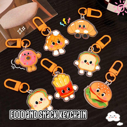 Gantungan Kunci Karakter Kartun Lucu Akrilik UV Print Keychain Acrylic Ganci DCA2452