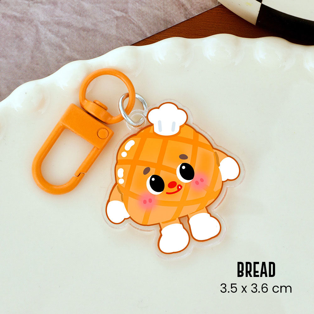 Gantungan Kunci Karakter Kartun Lucu Akrilik UV Print Keychain Acrylic Ganci DCA2452
