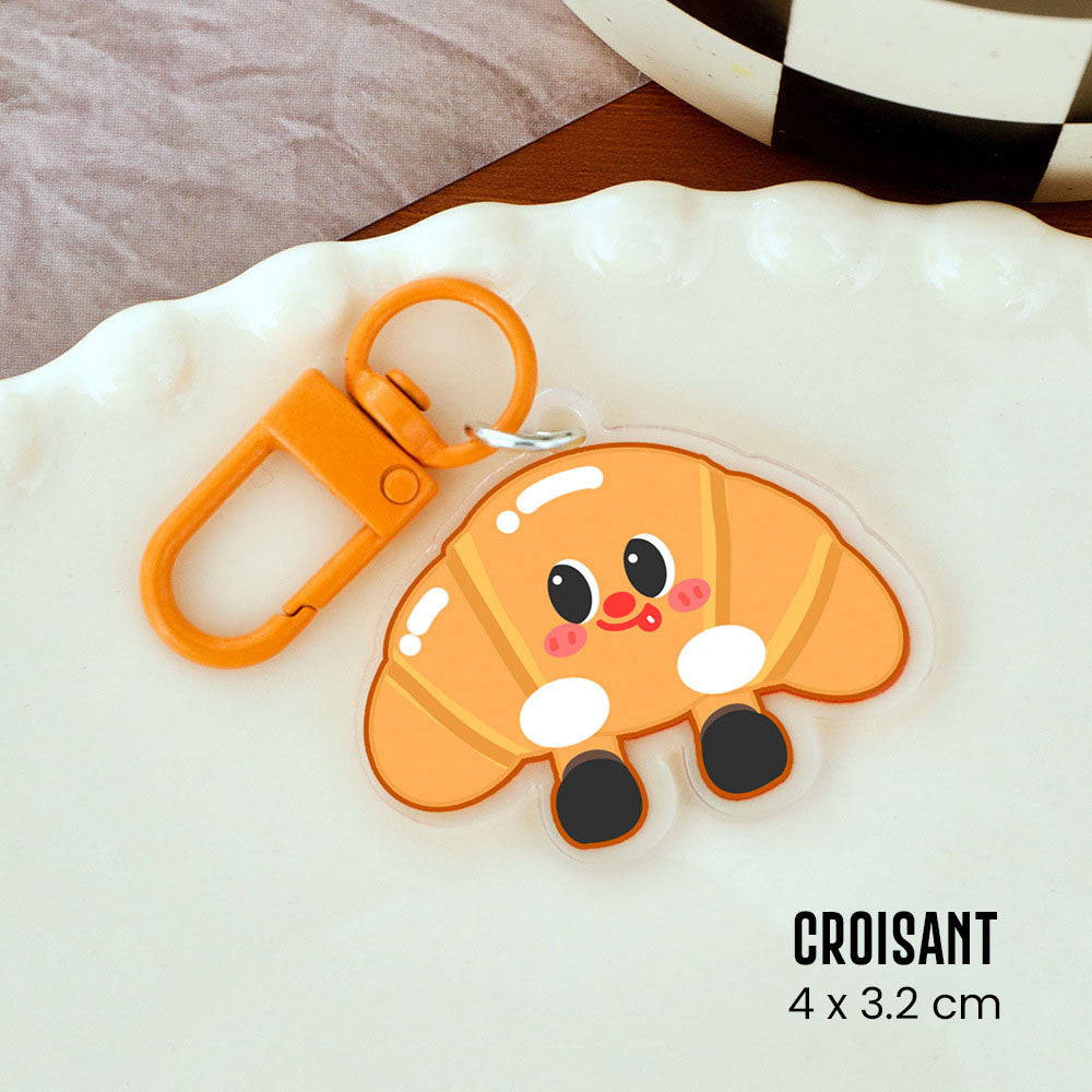 Gantungan Kunci Karakter Kartun Lucu Akrilik UV Print Keychain Acrylic Ganci DCA2452