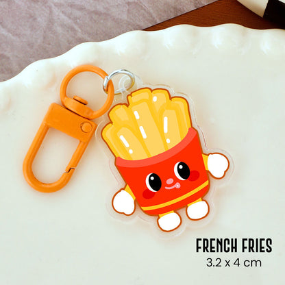 Gantungan Kunci Karakter Kartun Lucu Akrilik UV Print Keychain Acrylic Ganci DCA2452