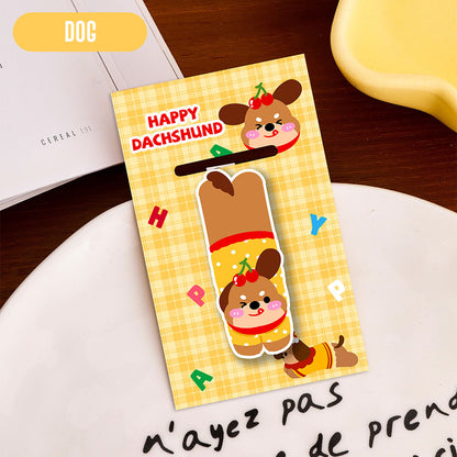 Pembatas Buku Capybara Magnet Karakter Kartun Bookmark Magnetic
