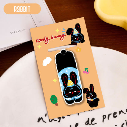 Pembatas Buku Capybara Magnet Karakter Kartun Bookmark Magnetic