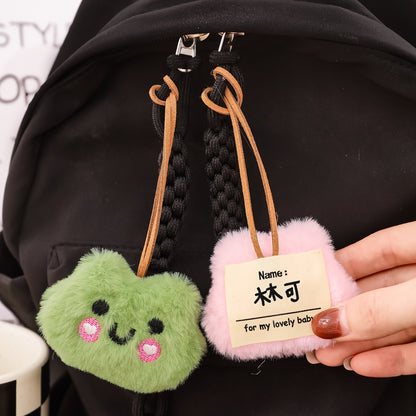 Gantungan Kunci Tas Bentuk Boneka Hewan Bisa Tulis Nama Bag Keychain Nametag