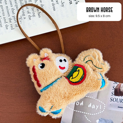 Gantungan Kunci Tas Bentuk Boneka Hewan Bisa Tulis Nama Bag Keychain Nametag
