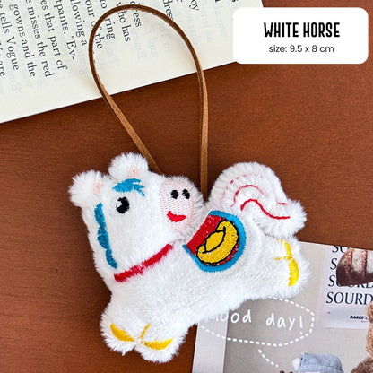 Gantungan Kunci Tas Bentuk Boneka Hewan Bisa Tulis Nama Bag Keychain Nametag