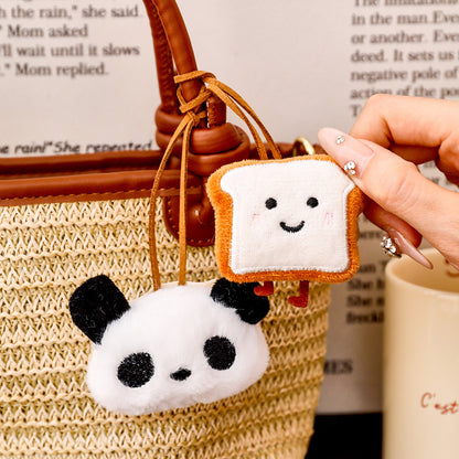 Gantungan Kunci Tas Bentuk Boneka Hewan Bisa Tulis Nama Bag Keychain Nametag
