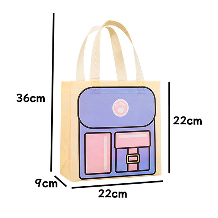 Tas Ultah Goodie Bag Gift Bag Tas Ulang Tahun Lipat Souvenir Non Woven Spunbond DCO2164