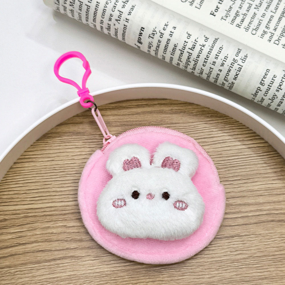 Dompet Bulat Boneka Animal Hewan Lucu Capybara Topi Karakter Pouch Koin MCE1782