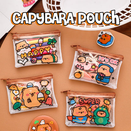 Dompet Koin Lucu Karakter Capybara Mini Pouch Aesthetic Tempat Aksesoris Souvenir DCA3013