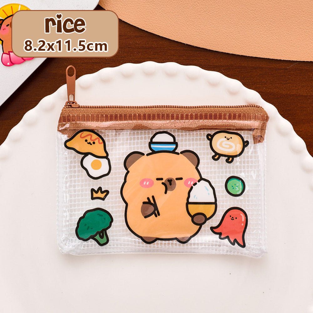 Dompet Koin Lucu Karakter Capybara Mini Pouch Aesthetic Tempat Aksesoris Souvenir DCA3013