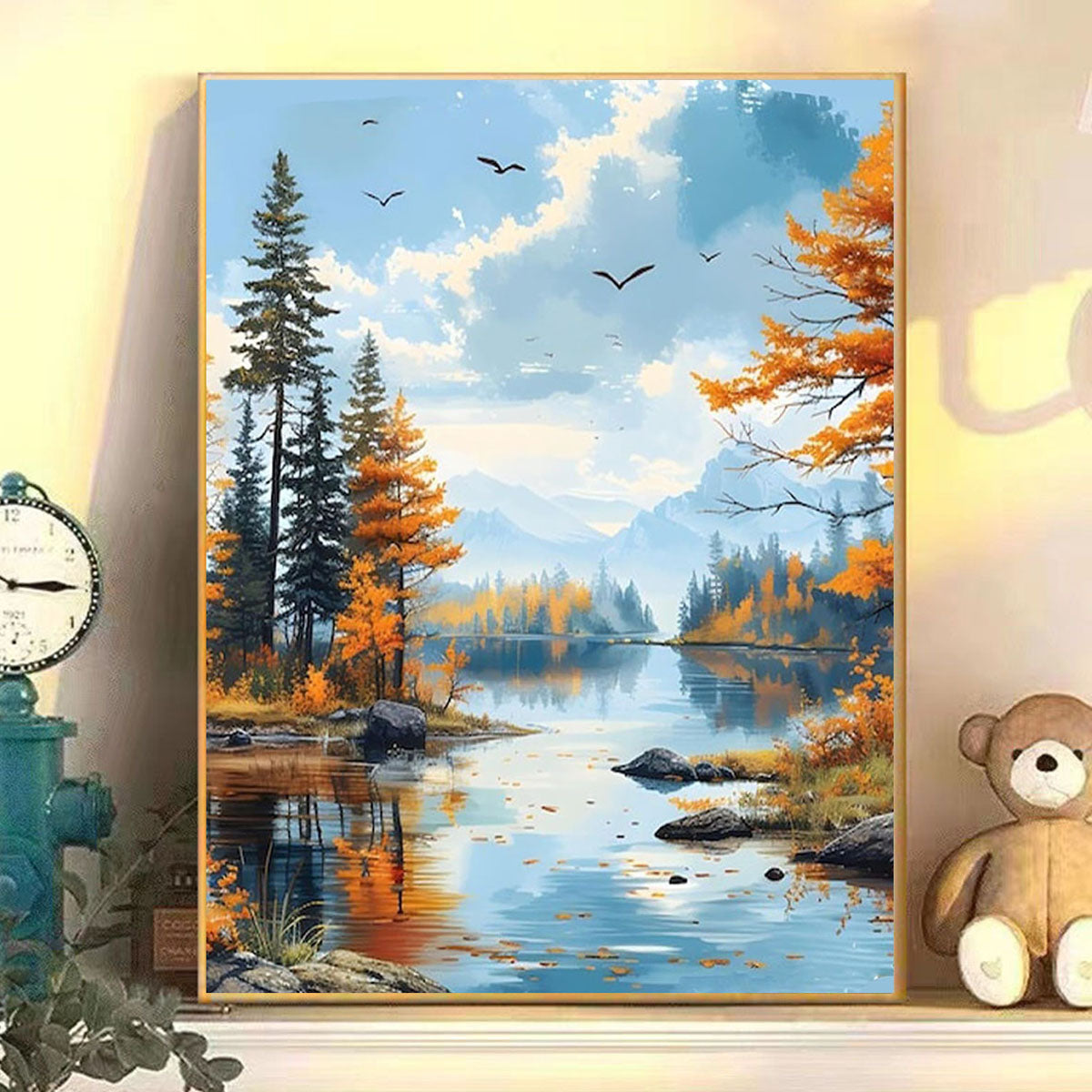 [30x40] Paint By Number Painting By Numbers Kit DIY Digital Oil Lukisan Canvas Scenery