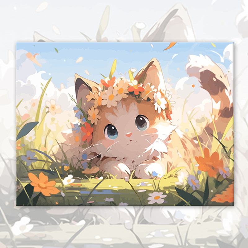 [30x40] Paint By Number Painting By Numbers Kit DIY Digital Oil Lukisan Canvas Animal