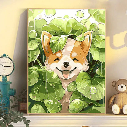 [30x40] Paint By Number Painting By Numbers Kit DIY Digital Oil Lukisan Canvas Animal
