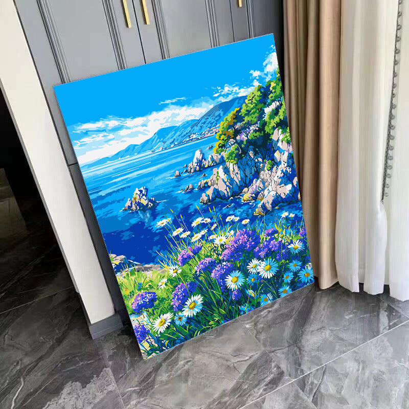 [30x40] Paint By Number Painting By Numbers Kit DIY Digital Oil Lukisan Canvas Scenery 3