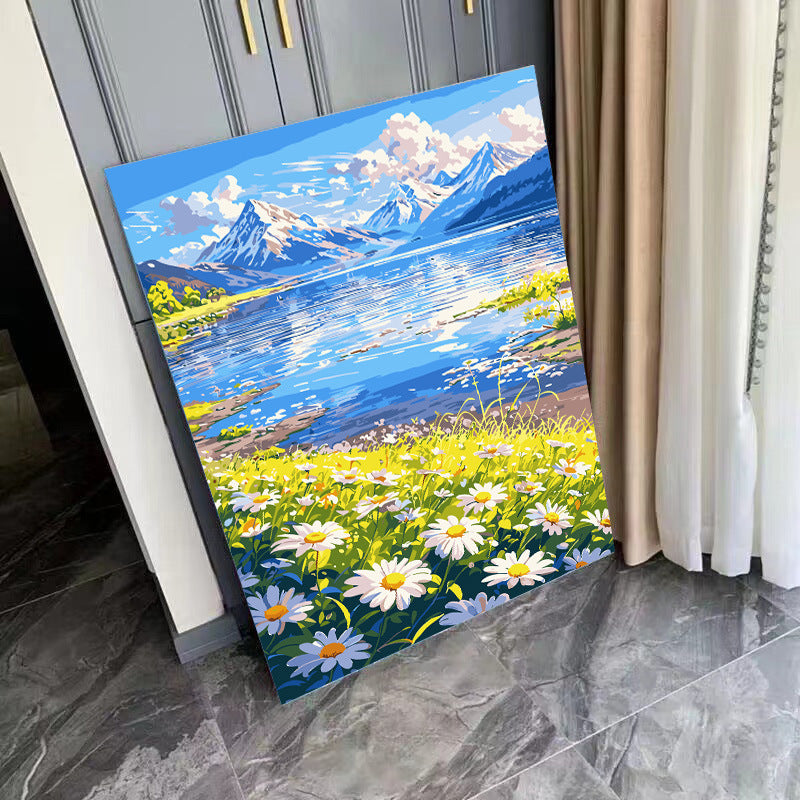 [30x40] Paint By Number Painting By Numbers Kit DIY Digital Oil Lukisan Canvas Scenery 3
