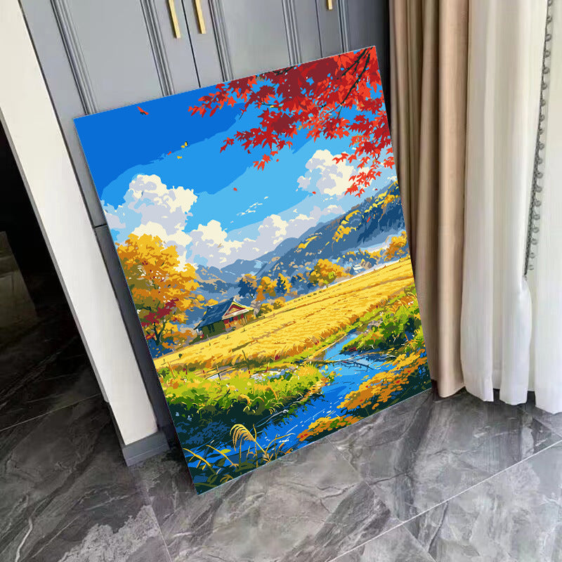[30x40] Paint By Number Painting By Numbers Kit DIY Digital Oil Lukisan Canvas Scenery 3