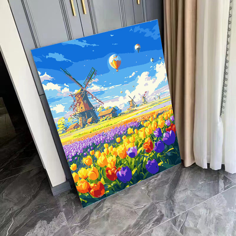 [30x40] Paint By Number Painting By Numbers Kit DIY Digital Oil Lukisan Canvas Scenery 3