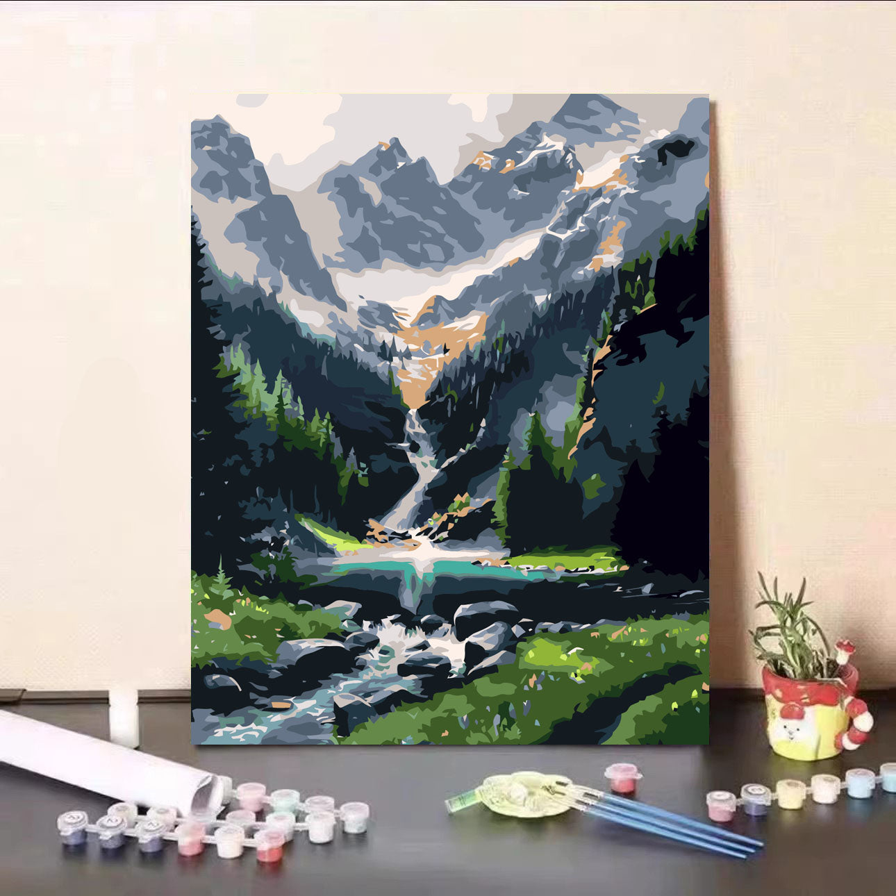 [30x40] Paint By Number Painting By Numbers Kit DIY Digital Oil Lukisan Canvas Scenery