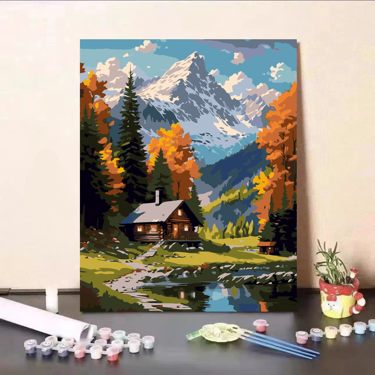[30x40] Paint By Number Painting By Numbers Kit DIY Digital Oil Lukisan Canvas Scenery