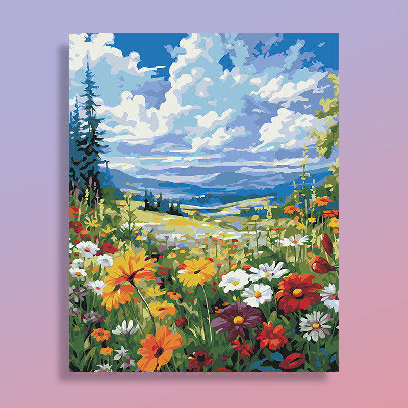 [30x40] Paint By Number Painting By Numbers Kit DIY Digital Oil Lukisan Canvas Scenery 3