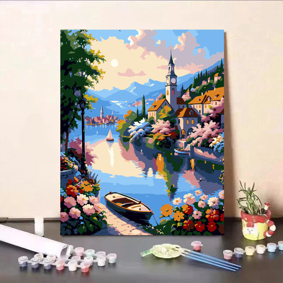 [30x40] Paint By Number Painting By Numbers Kit DIY Digital Oil Lukisan Canvas Scenery