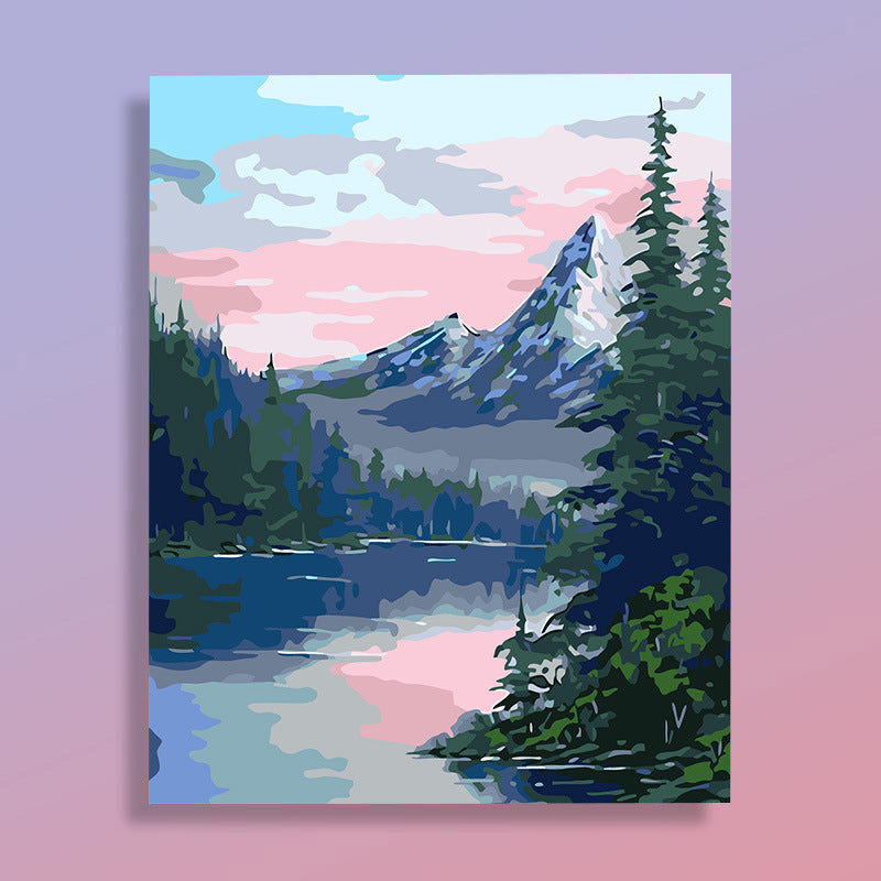 [30x40] Paint By Number Painting By Numbers Kit DIY Digital Oil Lukisan Canvas Scenery 3