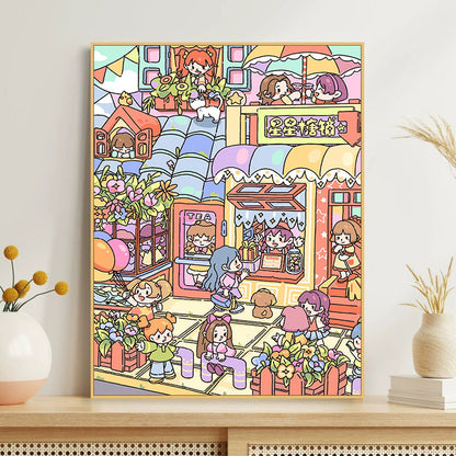 [30x40] Paint By Number Painting By Numbers Kit DIY Digital Oil Lukisan Canvas Karakter 2