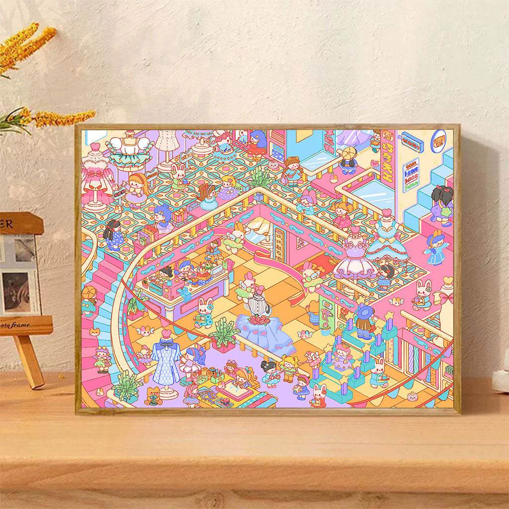 [30x40] Paint By Number Painting By Numbers Kit DIY Digital Oil Lukisan Canvas Karakter