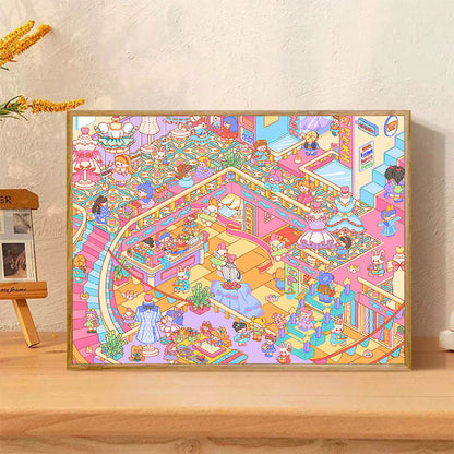 [30x40] Paint By Number Painting By Numbers Kit DIY Digital Oil Lukisan Canvas Karakter