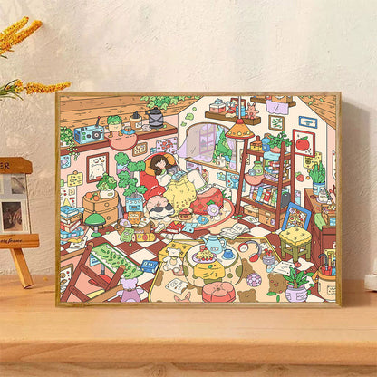 [30x40] Paint By Number Painting By Numbers Kit DIY Digital Oil Lukisan Canvas Karakter 2