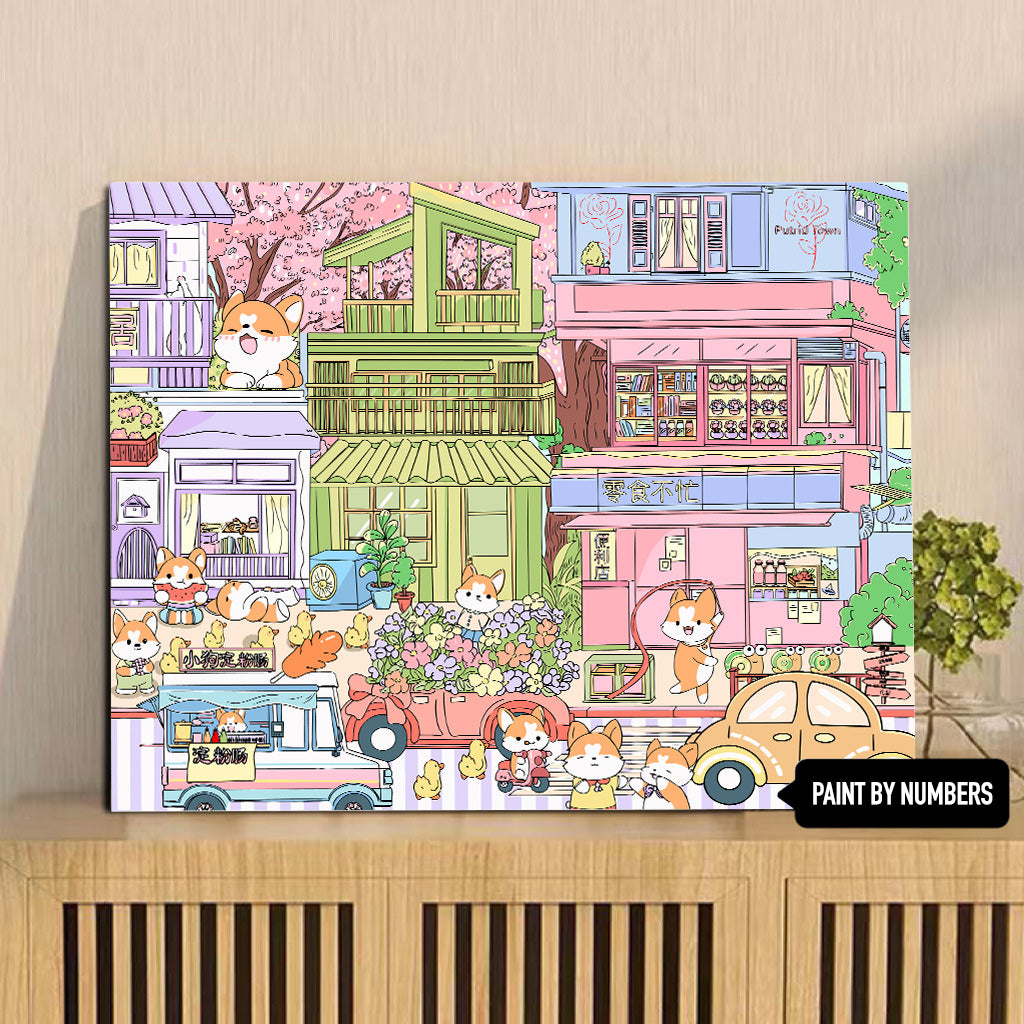 [30x40] Paint By Number Painting By Numbers Kit DIY Digital Oil Lukisan Canvas Karakter 2
