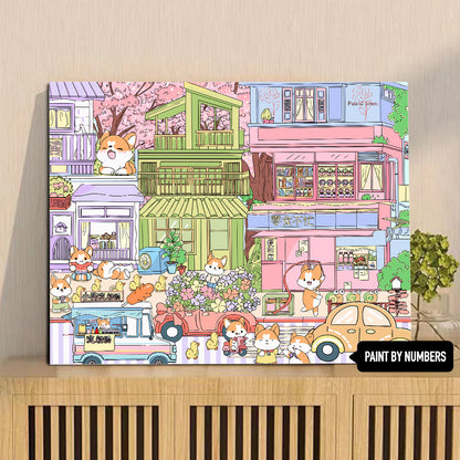 [30x40] Paint By Number Painting By Numbers Kit DIY Digital Oil Lukisan Canvas Karakter 2