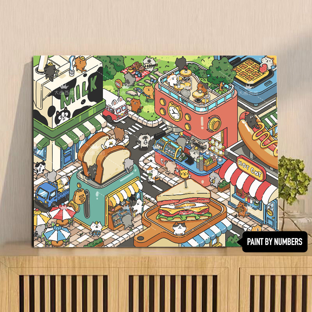 [30x40] Paint By Number Painting By Numbers Kit DIY Digital Oil Lukisan Canvas Karakter 2