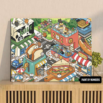 [30x40] Paint By Number Painting By Numbers Kit DIY Digital Oil Lukisan Canvas Karakter 2
