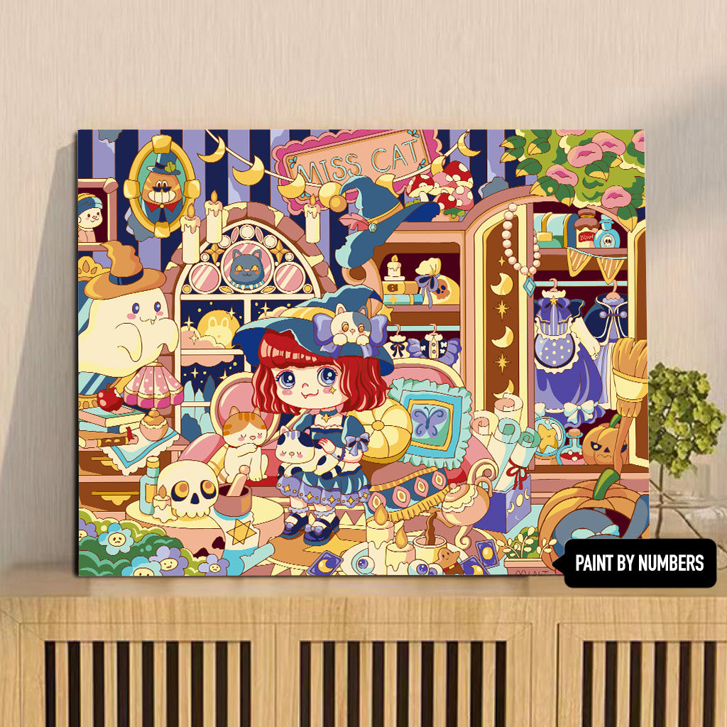[30x40] Paint By Number Painting By Numbers Kit DIY Digital Oil Lukisan Canvas Karakter 2