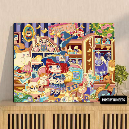 [30x40] Paint By Number Painting By Numbers Kit DIY Digital Oil Lukisan Canvas Karakter 2