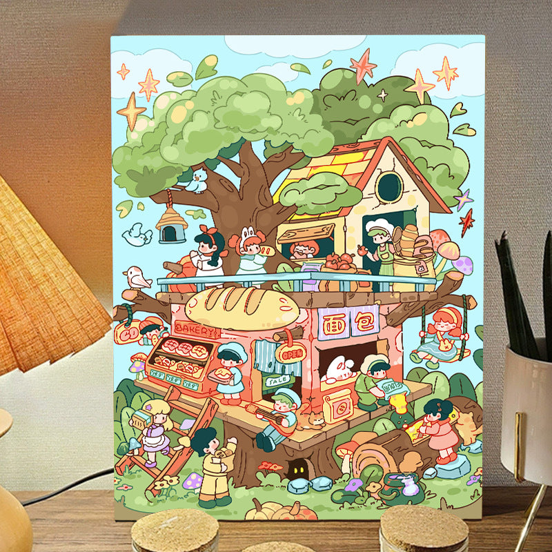 [30x40] Paint By Number Painting By Numbers Kit DIY Digital Oil Lukisan Canvas Karakter
