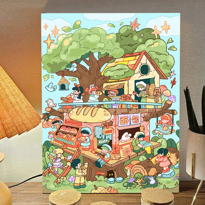 [30x40] Paint By Number Painting By Numbers Kit DIY Digital Oil Lukisan Canvas Karakter