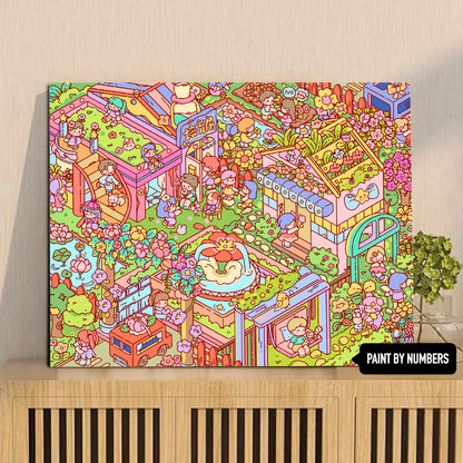 [30x40] Paint By Number Painting By Numbers Kit DIY Digital Oil Lukisan Canvas Karakter 2