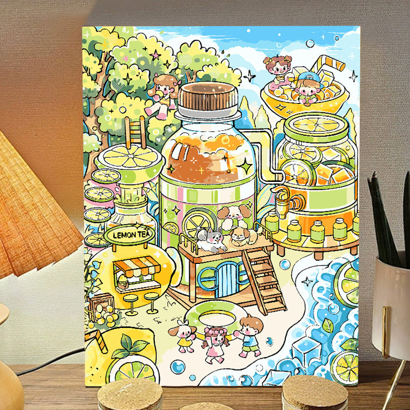 [30x40] Paint By Number Painting By Numbers Kit DIY Digital Oil Lukisan Canvas Karakter