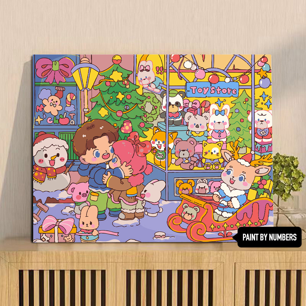 [30x40] Paint By Number Painting By Numbers Kit DIY Digital Oil Lukisan Canvas Karakter 2