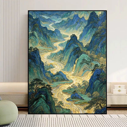 [30x40] Paint By Number Painting By Numbers Kit DIY Digital Oil Lukisan Canvas Scenery 5