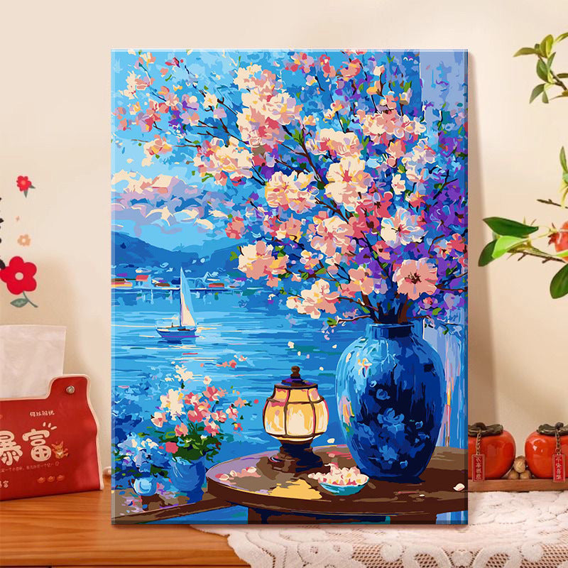 [30x40] Paint By Number Painting By Numbers Kit DIY Digital Oil Lukisan Canvas Scenery 4
