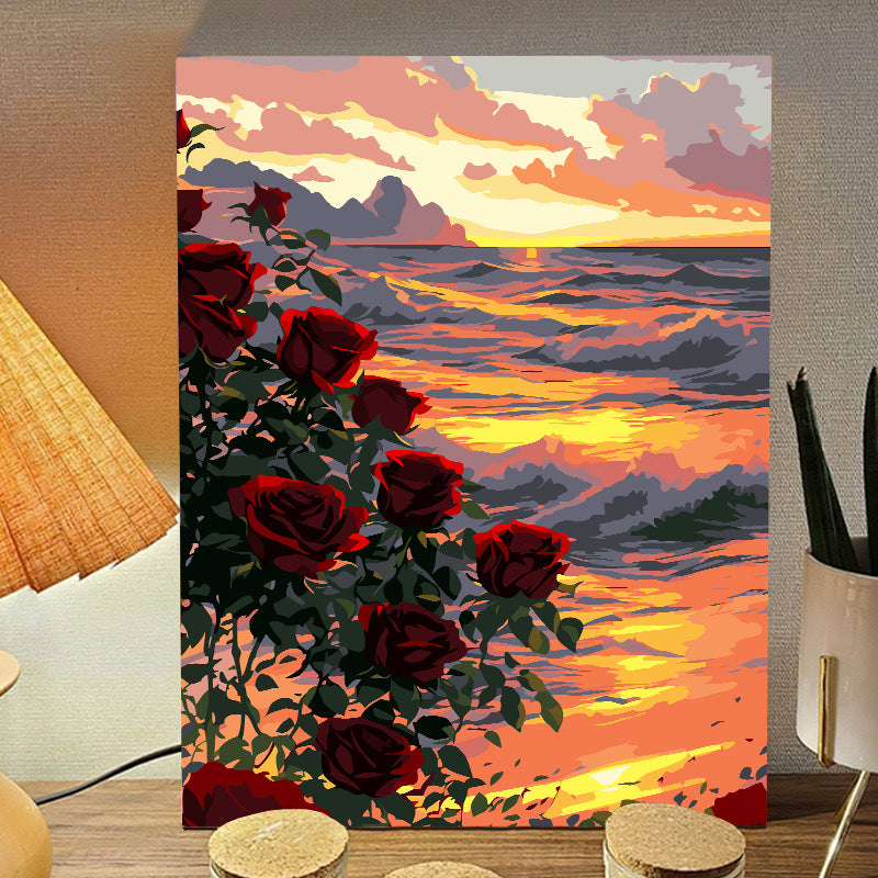 [30x40] Paint By Number Painting By Numbers Kit DIY Digital Oil Lukisan Canvas Scenery 5