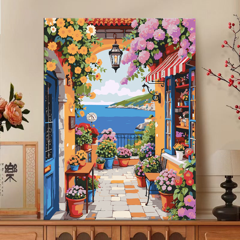[30x40] Paint By Number Painting By Numbers Kit DIY Digital Oil Lukisan Canvas Scenery 4