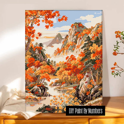 [30x40] Paint By Number Painting By Numbers Kit DIY Digital Oil Lukisan Canvas Scenery 5