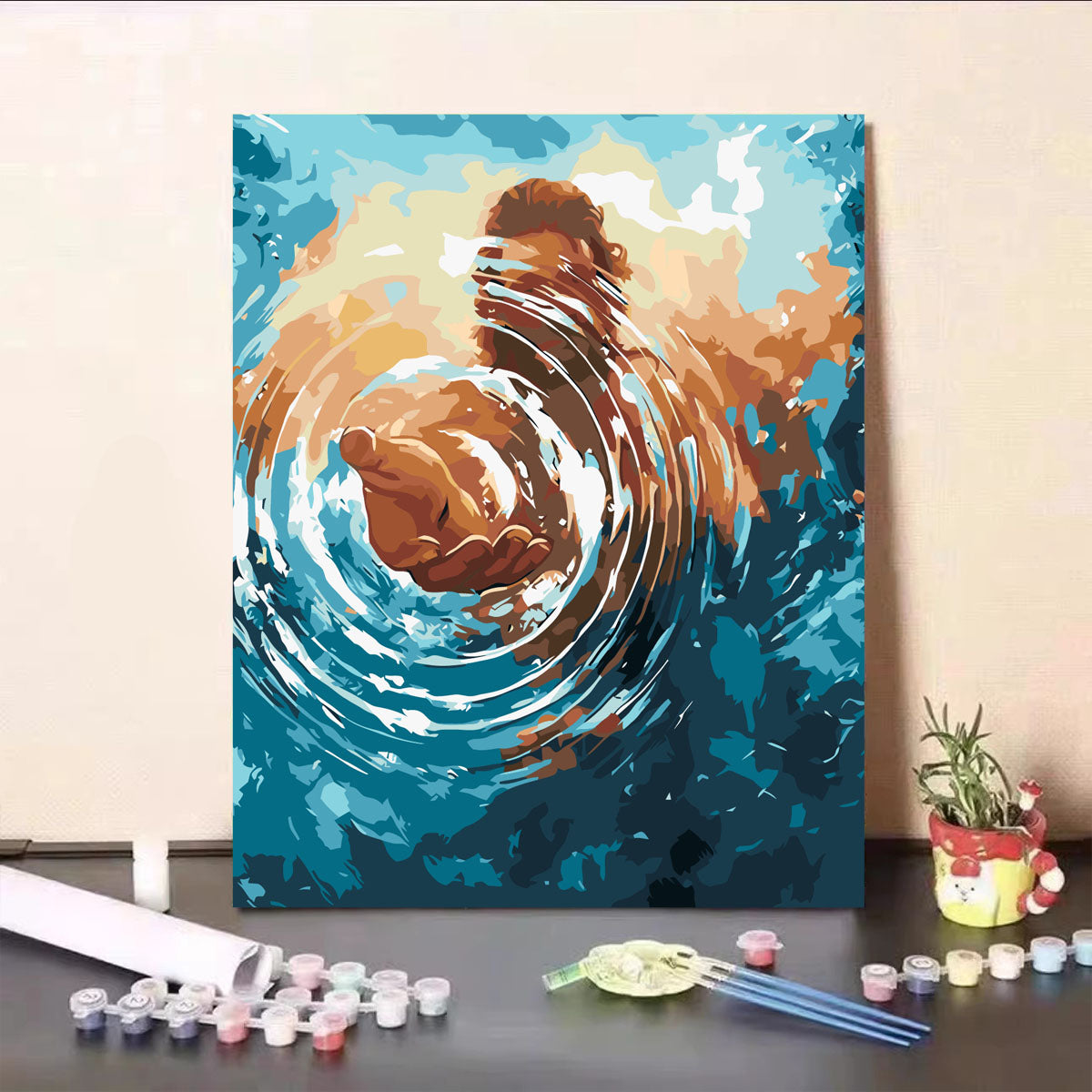 [30x40] Paint By Number Painting By Numbers Kit DIY Lukisan Religi Yesus Alkitab