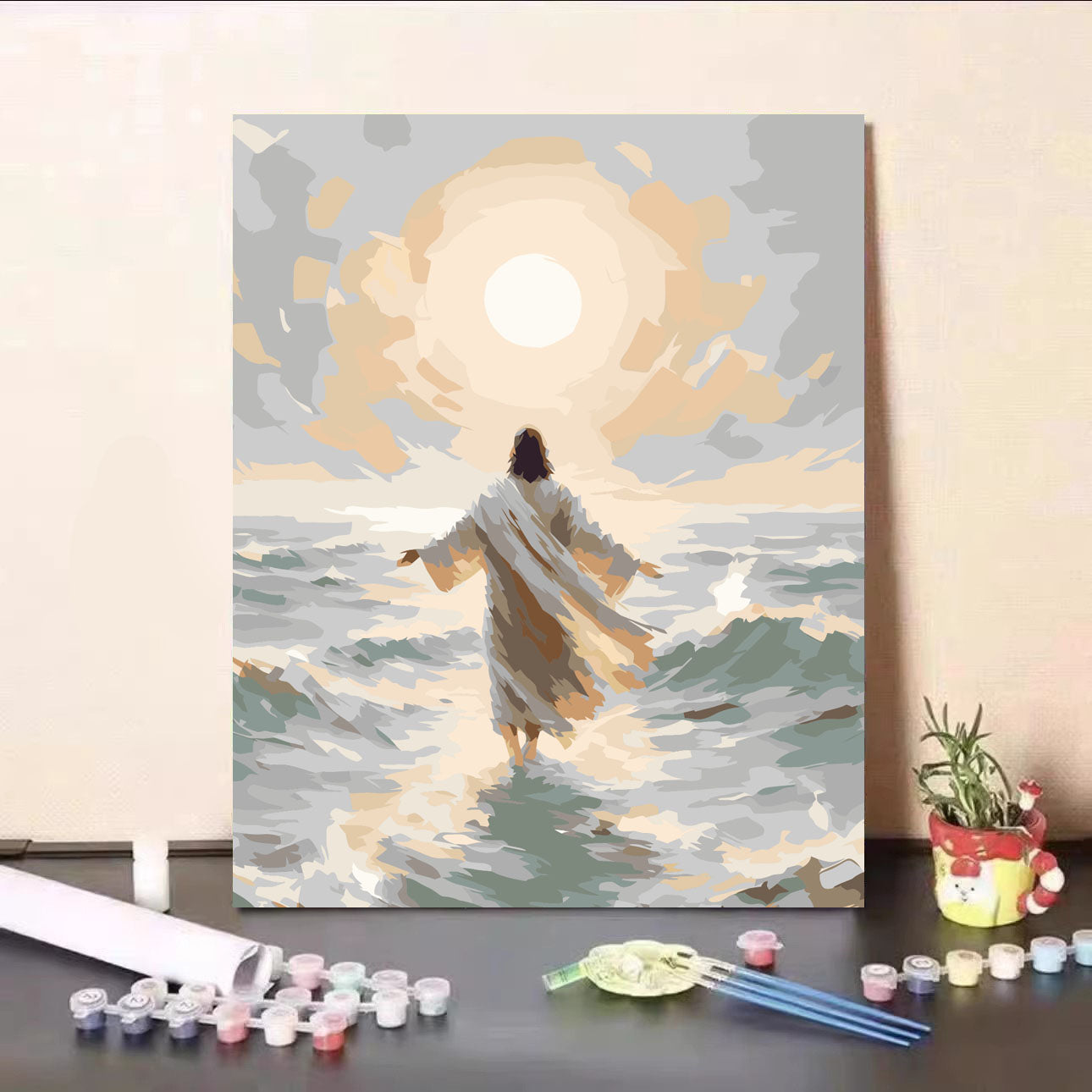 [30x40] Paint By Number Painting By Numbers Kit DIY Lukisan Religi Yesus Alkitab