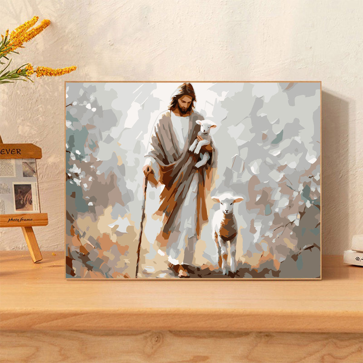 [30x40] Paint By Number Painting By Numbers Kit DIY Lukisan Religi Yesus Alkitab
