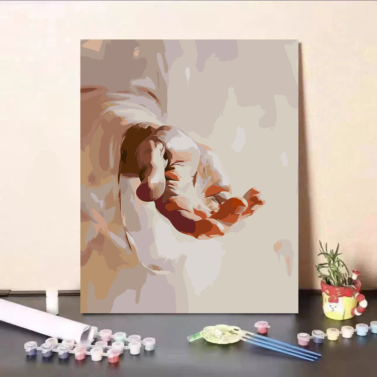 [30x40] Paint By Number Painting By Numbers Kit DIY Lukisan Religi Yesus Alkitab